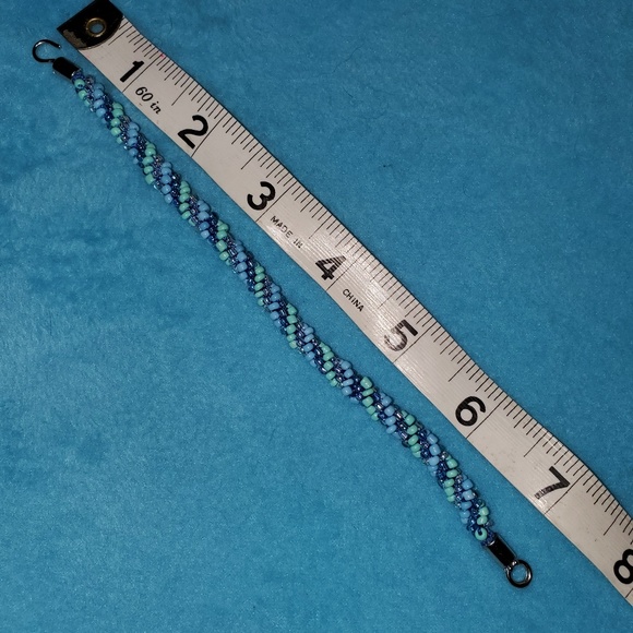 Japanese beaded kumihimo bracelet - Picture 2 of 2